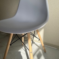 チェア 白 【美品】の画像