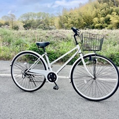 お買い得品❣CADAROLA27インチ外装6段変速シティーサイクル