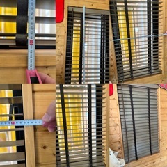 LIXIL 縦すべり窓&網戸&ブラインド　3点セットの画像