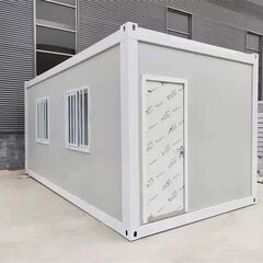 資材でのご提供；W2000×D3000×H2500mm；約6㎡（3.7畳相当）；2階建て；2ユニット；現場組立；モジュール住宅；簡易住宅；コンテナ住宅；2枚の窓付き；納期はご相談可；カスタム対応可能；低コスト；防火；断熱；防音；耐震；連結可能；増築可能；倉庫用；オフィス用；セカンドハウス用；社員寮用；日本語取扱説明書付き；【兵庫から全国へ】新品；モジュール住宅；プレハブ倉庫；コンテナハウス；仮設住宅；オフィス；倉庫；低価格；ガレージの画像