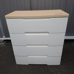 5段プラスチックタンス