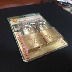 南京錠２個セット品（未使用品）の画像