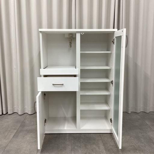 KD-27【新入荷　リサイクル品】ニトリ　コパン80 レンジボード　白