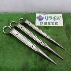 トネ SMN-16・20・22S シノ付きメガネレンチ3本セット ①【野田愛宕店】【店頭取引限定】【中古】管理番号：ITZEG97DBWU8の画像