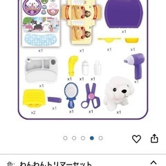 おもちゃ　わんわんトリマーセット　子供用　の画像