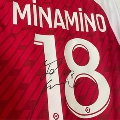 サッカー日本代表　南野拓実サイン入りユニフォーム 南野拓実選手のサイン入りカタールW杯日本代表ドイツ戦