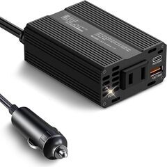 BESTEK 150W 車載インバーター - DC12VからAC...