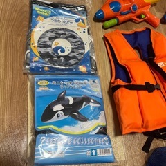 川遊びに最適❤️美品‼️🌊マリングッズ(9点)　未使用品3点　おまけ付きの画像