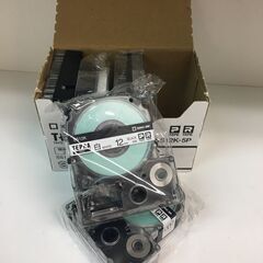 ～テプラ TEPRA PRO　テープ 幅12ｍｍ 白ラベル（黒文字）～