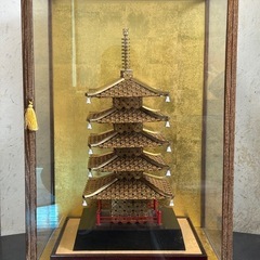 5円玉の五重塔

