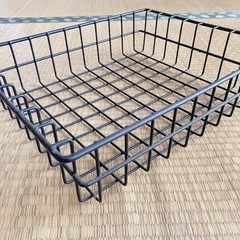 決まりました)ワイヤー カゴの画像