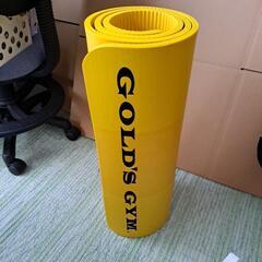 GOLD'S GYM エクササイズマット イエロー