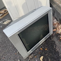 ブラウン管テレビ　ジャンク