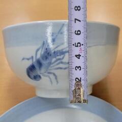 鶴太郎  茶碗、小皿の画像