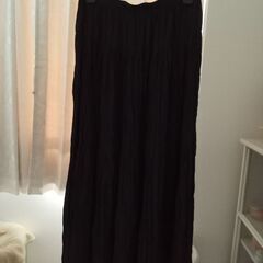 UNIQLOマキシティアードスカートL