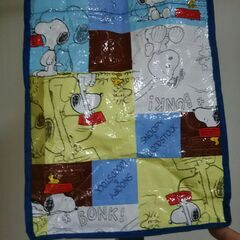 スヌーピーエコBag 非売品　トートバッグ　軽量コンパクト　ビニール製　の画像