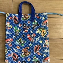 手提げ　スーパーマリオ柄