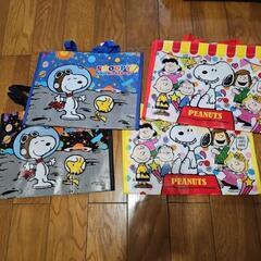 スヌーピー　橫型レッスンバック
