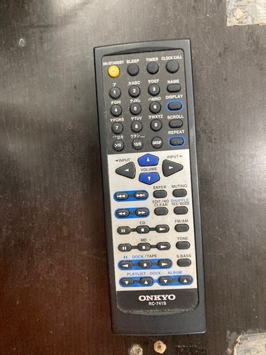 ONKYO FR-T2 CD、MDコンポ リモコン付き　　リサイクルショップ宮崎屋　佐土原店　25.4.11F