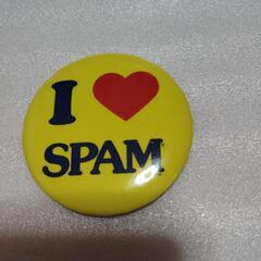 スパム★缶バッジ★新品未使用非売品ノベルティラス1