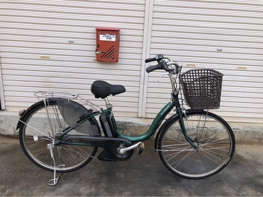 ヤマハ新機種電動アシスト自転車pasnatura26インチモスグリーンアルミ