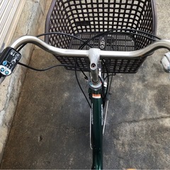 ヤマハ新機種電動アシスト自転車pasnatura26インチモスグリーンアルミの画像