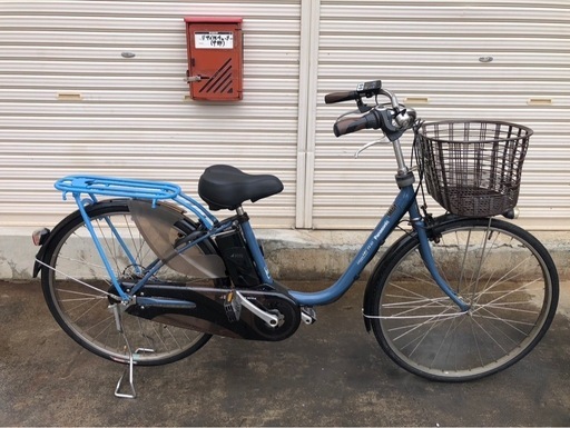 637  パナソニック新機種電動アシスト自転車viviFXSD26インチブルーボティー