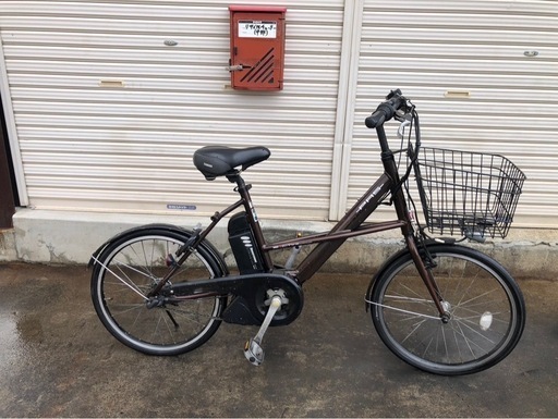 638  ヤマハ電動アシスト自転車pas20インチブラウンアルミボディー