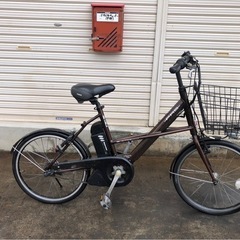 638  ヤマハ電動アシスト自転車pas20インチブラウンアルミ...