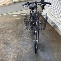 638 ヤマハ電動アシスト自転車pas20インチブラウンアルミボディー