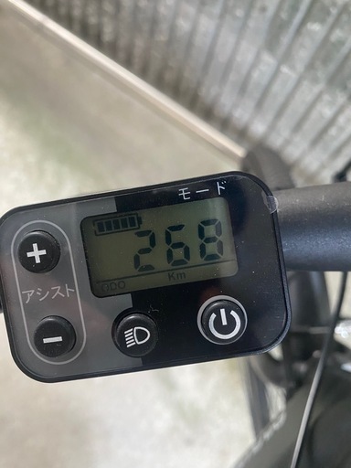 先月購入の電動アシスト自転車クロスバイク
