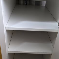 IKEA　白　デスク　の画像