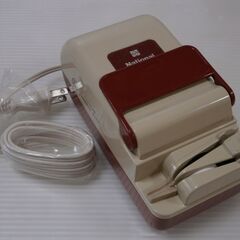 未使用品 ナショナル 電気包丁研ぎ器 KJ-25K シャープナー ワインレッドの画像