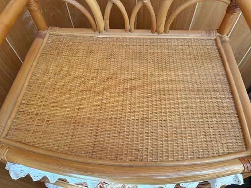 ラタン家具 籐家具 ラタンのチェスト 引出し5段 レトロ家具 キャスター付き ラタン家具 籐家具 ラタンのチェスト 引出し5段 レトロ家具 キャスター付き