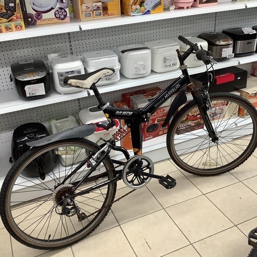 MYPALLAS    マイパラス　折りたたみ自転車　6段変速　26インチ　