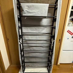 ニトリ　靴用スチールラック