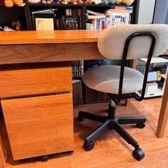 無印良品学習机(机、椅子、棚セット)