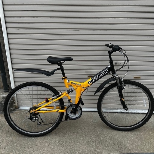 2回使用 美品 レゴリス REGOLITH ces-62 折りたたみ式 マウンテンバイク 26インチ自転車