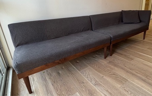定価14万　L字になるソファ　TOIVO ARMLESS SOFA(アームレスソファ)　タイムレスコンフォート