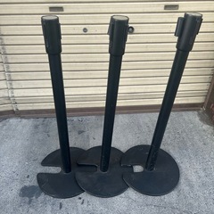 オフィスパーテションブラック3本セット
