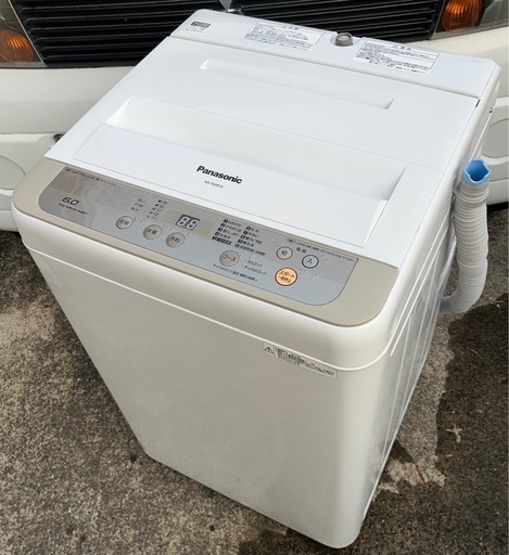 埼玉 東京都 配達設置無料 パナソニック 洗濯機 6kg ビックウェーブ洗浄 風乾燥機能付