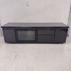  23196  引出ガラス扉収納付きテレビボード 幅150 NI...