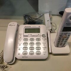電話機　子機1台付き　Panasonic　パナソニック　家庭用　...