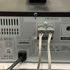 SONY コンポ　HCD−SBT100 スピーカーセット　　リサイクルショップ宮崎屋　佐土原店　25.9.18Fの画像
