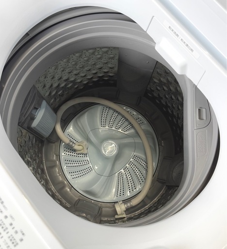 札幌市内配送可 【6ヵ月保証付き】 23年製 美品 ツインバード 5.5kg 全自動洗濯機 WM-ED55W