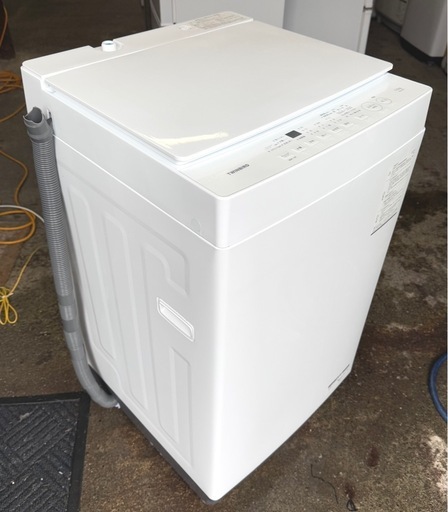 札幌市内配送可 【6ヵ月保証付き】 23年製 美品 ツインバード 5.5kg 全自動洗濯機 WM-ED55W