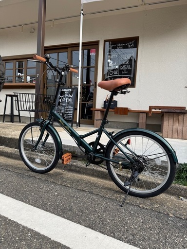 未使用に近い　
20インチ　折りたたみ自転車
