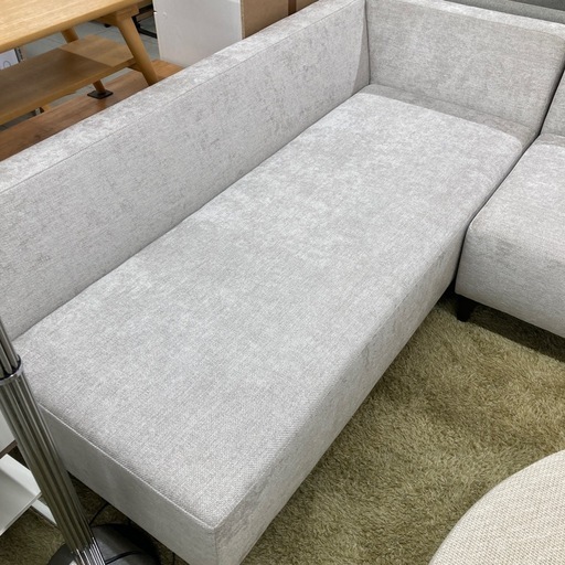 ⭐︎モデルルーム展示品⭐︎ファブリックカウチソファー