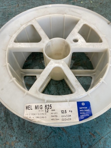 インコネル625 半自動ワイヤー 溶接棒