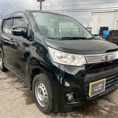 【支払総額16.8万円】即日納車ok！ワゴンRスティングレーターボ 車検令和8年3月 機関良好 エアコンバッチリ i ストップ パドルシフト iストップの画像